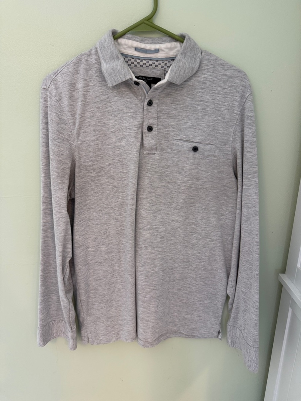 Mark Law Luxury Grey Men's Polo Shirt